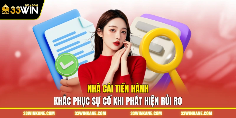 Quyền Riêng Tư 33WIN Gồm 4 Nguyên Tắc Bảo Mật Chuẩn 2 Nhà cái tiến hành khắc phục sự cố khi phát hiện rủi ro
